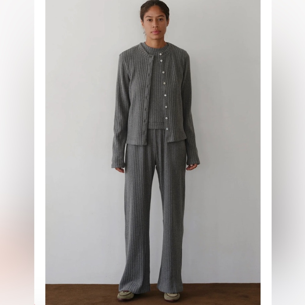 Donni ribbed sweater pants